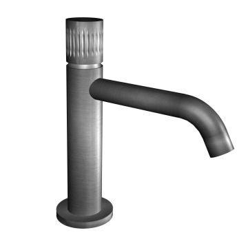 Miscelatore lavabo in acciaio spazzolato 316 con cartuccia tradizionale Collezione Inox316 Time 2020 di Bongio