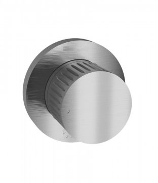 Deviatore incasso 2 uscite (1 entrata - 2 uscite) in acciaio spazzolato 316 Collezione Inox316 Time 2020 di Bongio