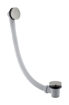 Colonna scarico vasca con tappo clic-clac in acciaio spazzolato 316 Collezione Inox316 Time 2020 di Bongio