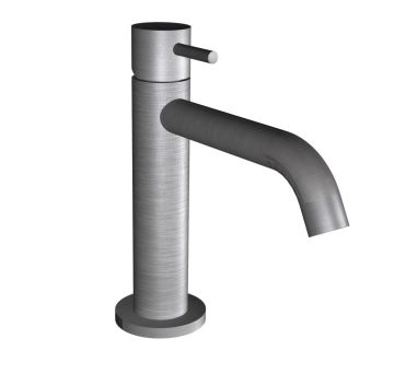 Miscelatore lavabo in acciaio spazzolato 316 con cartuccia tradizionale Collezione Inox316 Time 2020 di Bongio