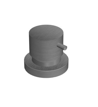 Deviatore bordo vasca 2 uscite (1 entrata - 2 uscite) in acciaio spazzolato 316 Collezione Inox316 Time 2020 di Bongio