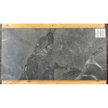 Gres Porcellanato in massa Timeless Black Deep 60x120 SP10mm Lucido effetto Marmo 1°Scelta