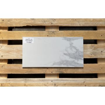 Gres Porcellanato in massa Italia Bianco 30x60 SP10mm Lucido effetto Marmo  2° Scelta
