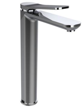 Miscelatore lavabo alto con piletta clic-clac in ottone. Collezione GIO2 di Bongio