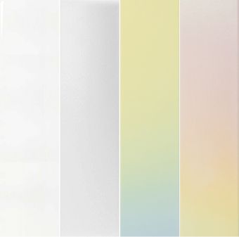 Piastrelle da rivestimento rettangolari Effetto Ceramica 7,5x30 SP9mm Lucido/Opaco Collezione LuceDentro Colore Murano Bianco, Milano Bianco, Madreperla Matt e Brillo