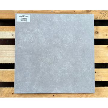 Gres Porcellanato da esterno R11 Icon Ash 60x60 SP2cm Opaco effetto Cemento 2° Scelta