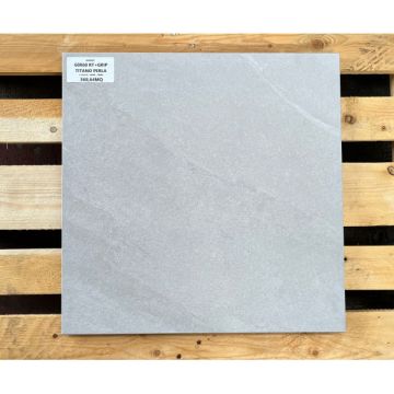 Gres Porcellanato da esterno R11 Titano Perla 60x60 SP2cm Opaco effetto Cemento 2° Scelta