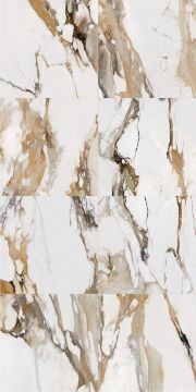 Gres porcellanato effetto marmo Keope Collezione 9Cento Alba Oro 60x120 RT SP9mm Lappato R9