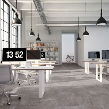 Gres porcellanato effetto pietra cemento della collezione Aspen di Hous