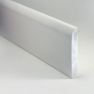 Battiscopa in PVC Bianco 50X10 squadrato