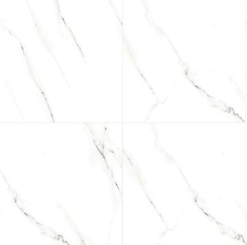 Gres porcellanato effetto marmo Lucido Carrara Bianco 80x80