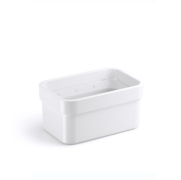 Portasapone in melammina della collezione Saon di Lineabeta