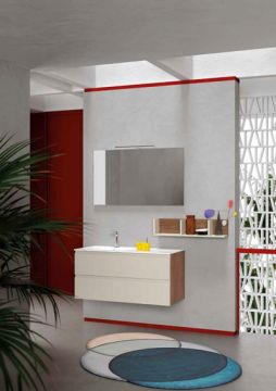 Composizione variante 5 per arredo bagno GEA di Belbagno