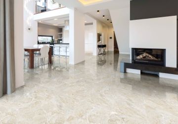Gres Porcellanato effetto marmo Lucido imperiale Argento 60x60