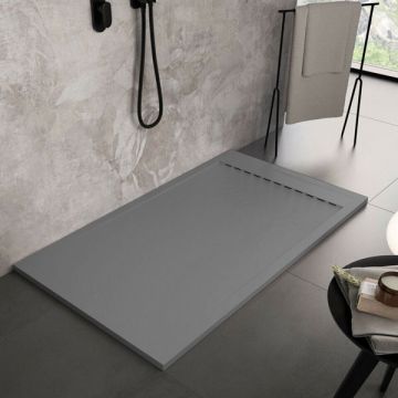 Piatto Doccia 800X1600mm con griglia nascosta Colore Grigio
