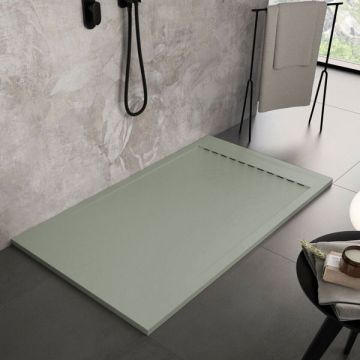 Piatto Doccia 700X1100mm con griglia nascosta Colore Grigio Seta