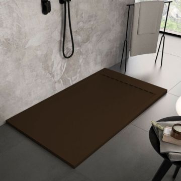 Piatto Doccia 800X1000mm con griglia nascosta Colore Marrone