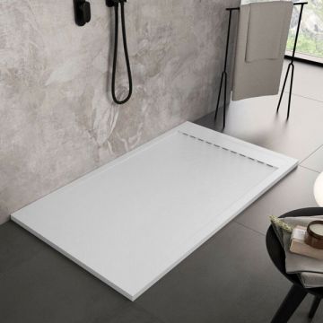 Piatto Doccia 800X800 con griglia nascosta Colore Bianco