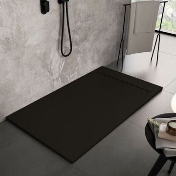 Piatto Doccia 700X1100mm con griglia nascosta Nero