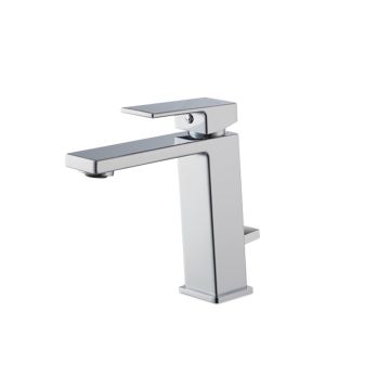Miscelatore monocomando per Lavabo in acciaio inox cromo Lys di Vema