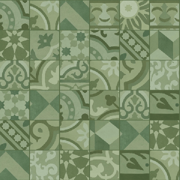 Gres porcellanato Marazzi D_Segni Blend Decoro Mix Verde Opaco 10x10