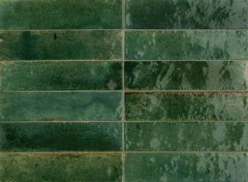 Gres porcellanato Marazzi Lume Verde lucido 6x24 SP10