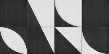Gres porcellanato Marazzi Scenario Decoro Mix Nero opaca 20x20 SP10