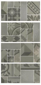 Gres porcellanato Marazzi D_Segni Blend Mosaico Grigio 19x38