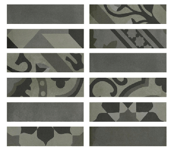 Gres porcellanato Marazzi D_Segni Blend Listello Carbone 5x20