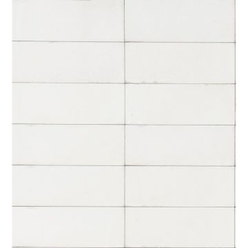 Gres porcellanato Marazzi Rice Bianco lucido 7,5x20 SP10