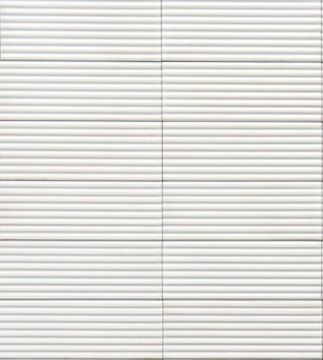 Gres porcellanato Marazzi Rice Bianco Struttura Pleat 3D lucido 7,5x20 SP10