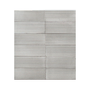 Gres porcellanato Marazzi Rice Grigio Struttura Pleat 3D lucido 7,5x20 SP10
