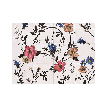 Gres porcellanato Marazzi Rice Decoro Garden Modulo B 45x60 SP10