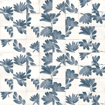 Gres porcellanato Marazzi Rice Decoro Blossom Bianco Lucido 15x15 SP10