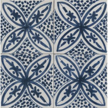 Gres porcellanato Marazzi Memoria Tappeto 3 Blu lucido 15x15 SP10