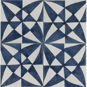 Gres porcellanato Marazzi Memoria Tappeto 5 Blu lucido 15x15 SP10