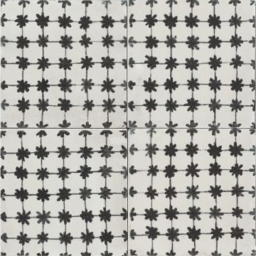 Gres porcellanato Marazzi Memoria Tappeto 1 Nero lucido 15x15 SP10