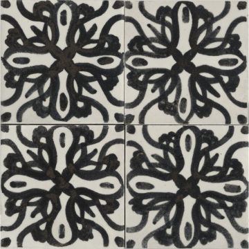 Gres porcellanato Marazzi Memoria Tappeto 4 Nero lucido 15x15 SP10