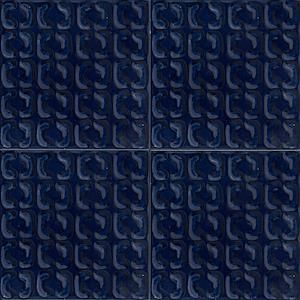 Gres porcellanato Marazzi Memoria Blu Struttura Stamp lucido 15x15 SP10