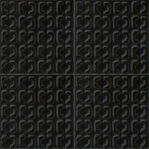 Gres porcellanato Marazzi Memoria Nero Struttura Stamp lucido 15x15 SP10
