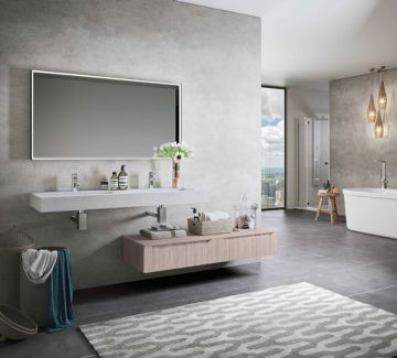 Composizione variante 3 per arredo bagno MEDEA di Belbagno