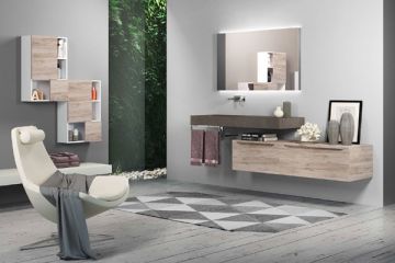 Composizione variante 4 per arredo bagno MEDEA di Belbagno