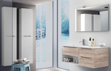 Composizione variante 8 per arredo bagno MEDEA di Belbagno