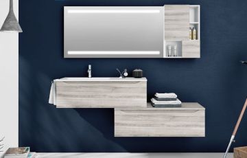 Composizione variante 11 per arredo bagno MEDEA di Belbagno
