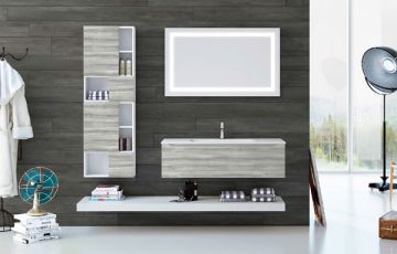 Composizione variante 12 per arredo bagno MEDEA di Belbagno