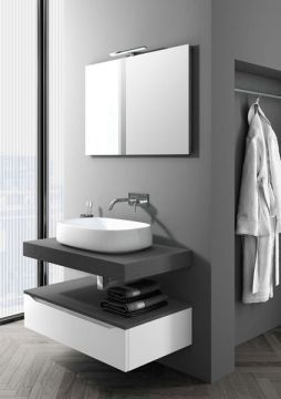 Composizione variante 14 per arredo bagno MEDEA di Belbagno