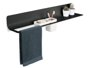 Supporto con mensola 800 mm, foro sx