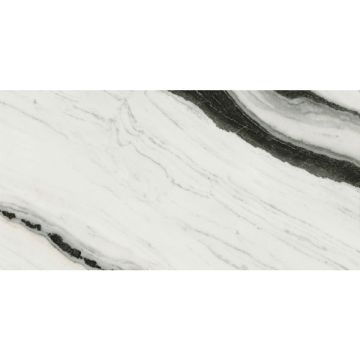Gres Porcellanato in massa Panda White Lux 80x160 SP6mm Opaco effetto Pietra 2° Scelta