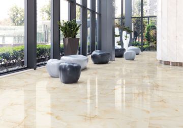 Gres porcellanato effetto marmo Lucido onice Oro 60x60