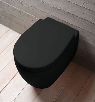 Vaso WC a terra colore Grafite opaco Vitruvit